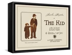 The Kid, 1921-null-Framed Stretched Canvas