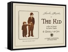 The Kid, 1921-null-Framed Stretched Canvas