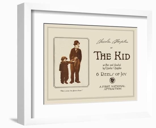 The Kid, 1921-null-Framed Art Print