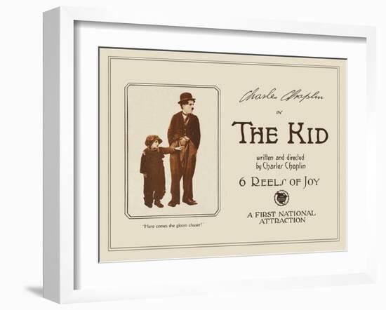 The Kid, 1921-null-Framed Art Print