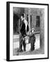 The Kid, Charles Chaplin, Jackie Coogan, 1921-null-Framed Photo