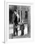 The Kid, Charles Chaplin, Jackie Coogan, 1921-null-Framed Photo