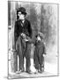 The Kid, Charles Chaplin, Jackie Coogan, 1921-null-Mounted Premium Photographic Print