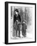 The Kid, Charles Chaplin, Jackie Coogan, 1921-null-Framed Premium Photographic Print