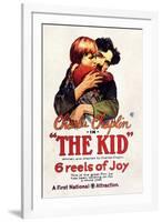 The Kid, Charlie Chaplin, Jackie Coogan-null-Framed Art Print