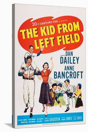 The Kid from Left Field, from Left: Billy Chapin, Dan Dailey, Anne Bancroft, 1953-null-Stretched Canvas