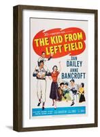 The Kid from Left Field, from Left: Billy Chapin, Dan Dailey, Anne Bancroft, 1953-null-Framed Art Print