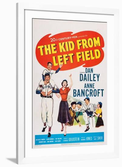 The Kid from Left Field, from Left: Billy Chapin, Dan Dailey, Anne Bancroft, 1953-null-Framed Art Print