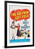 The Kid from Left Field, from Left: Billy Chapin, Dan Dailey, Anne Bancroft, 1953-null-Framed Art Print