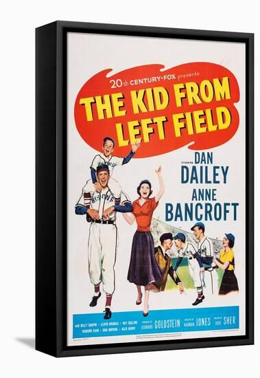The Kid from Left Field, from Left: Billy Chapin, Dan Dailey, Anne Bancroft, 1953-null-Framed Stretched Canvas