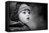 The Kid from Sarangkot-Piet Flour-Framed Stretched Canvas