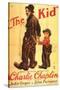 The Kid, German Movie Poster, 1921-null-Stretched Canvas