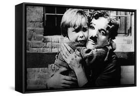 The Kid, Jackie Coogan, Charles Chaplin, 1921-null-Framed Stretched Canvas