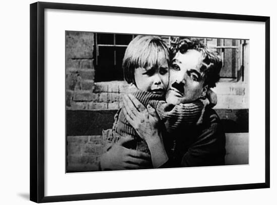 The Kid, Jackie Coogan, Charles Chaplin, 1921-null-Framed Photo