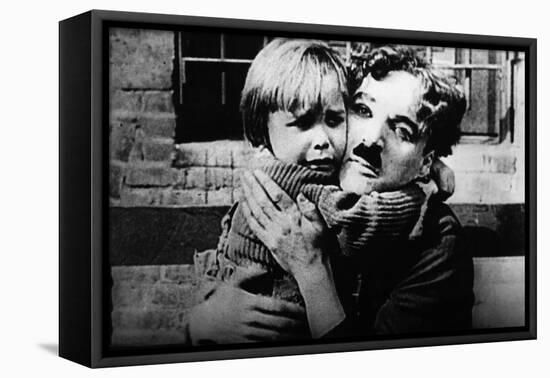 The Kid, Jackie Coogan, Charles Chaplin, 1921-null-Framed Stretched Canvas