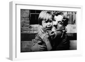 The Kid, Jackie Coogan, Charles Chaplin, 1921-null-Framed Premium Photographic Print