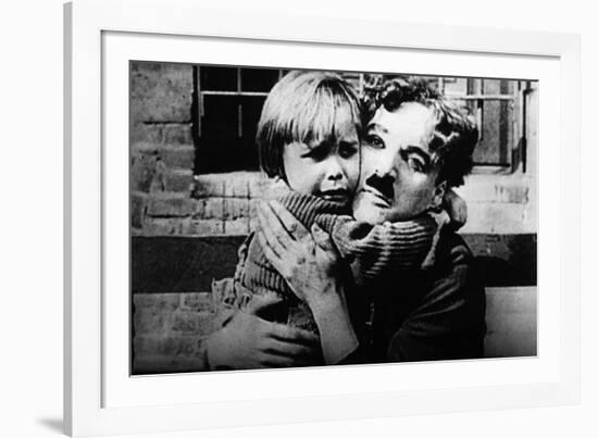 The Kid, Jackie Coogan, Charles Chaplin, 1921-null-Framed Photo