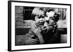 The Kid, Jackie Coogan, Charles Chaplin, 1921-null-Framed Photo