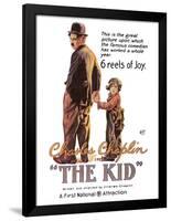 The Kid Movie Charlie Chaplin Poster Print-null-Framed Poster
