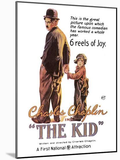 The Kid Movie Charlie Chaplin Poster Print-null-Mounted Poster
