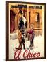 The Kid, Spanish Movie Poster, 1921-null-Framed Art Print