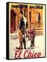 The Kid, Spanish Movie Poster, 1921-null-Framed Stretched Canvas