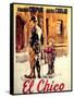 The Kid, Spanish Movie Poster, 1921-null-Framed Stretched Canvas