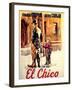 The Kid, Spanish Movie Poster, 1921-null-Framed Art Print