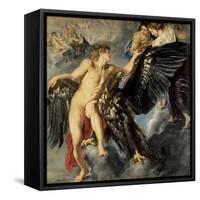 The Kidnapping of Ganymede-Peter Paul Rubens-Framed Stretched Canvas