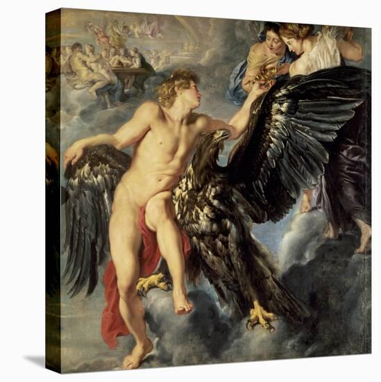 The Kidnapping of Ganymede-Peter Paul Rubens-Stretched Canvas