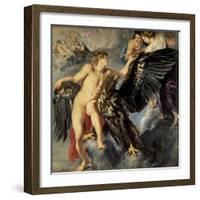 The Kidnapping of Ganymede-Peter Paul Rubens-Framed Giclee Print