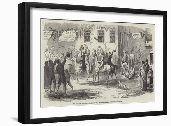 The Kilkenny Election, Chairing of the Returned Members-null-Framed Giclee Print