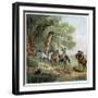 The Kill, Fox Hunting, 1787-Thomas Rowlandson-Framed Giclee Print