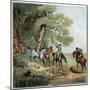 The Kill, Fox Hunting, 1787-Thomas Rowlandson-Mounted Giclee Print