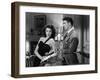 THE KILLERS, 1946 directed by ROBERT SIODMAK Ava Gardner / Burt Lancaster (b/w photo)-null-Framed Photo