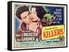 The Killers, Burt Lancaster, Ava Gardner, 1946-null-Framed Stretched Canvas