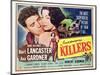 The Killers, Burt Lancaster, Ava Gardner, 1946-null-Mounted Art Print