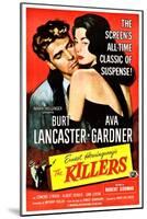 The Killers, Burt Lancaster, Ava Gardner, 1946-null-Mounted Art Print