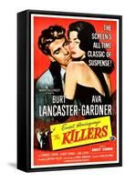 The Killers, Burt Lancaster, Ava Gardner, 1946-null-Framed Stretched Canvas