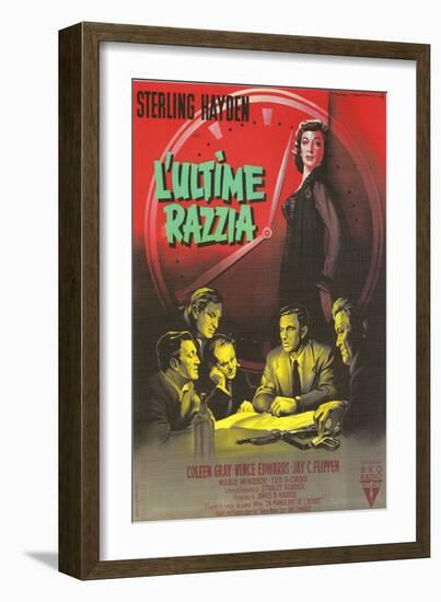 The Killing, French Movie Poster, 1956-null-Framed Art Print