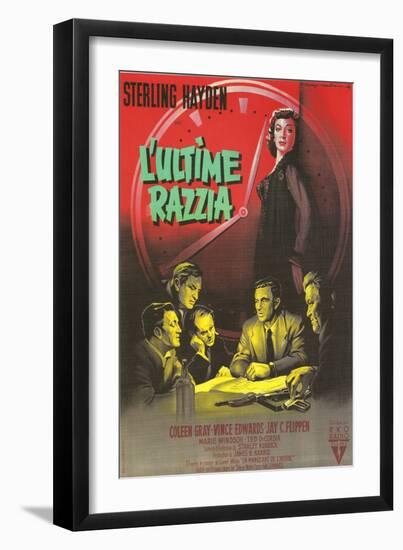 The Killing, French Movie Poster, 1956-null-Framed Art Print