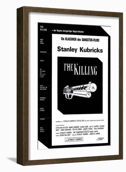 The Killing, German Movie Poster, 1956-null-Framed Art Print