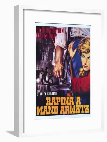 The Killing, Italian Movie Poster, 1956-null-Framed Art Print