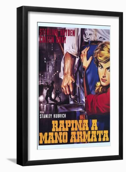 The Killing, Italian Movie Poster, 1956-null-Framed Art Print