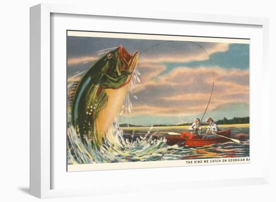 The Kind We Catch on Georgian Bay, Canada-null-Framed Art Print