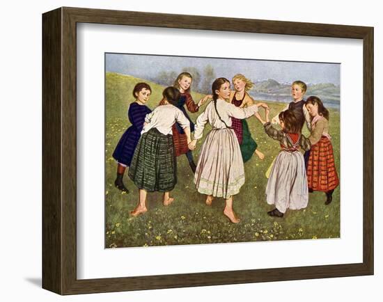 The Kindergarten Children-Hans Thomas-Framed Art Print