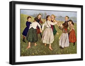 The Kindergarten Children-Hans Thomas-Framed Art Print