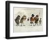 The Kindly Robin, Victorian Christmas Card-Castell Brothers-Framed Giclee Print