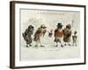 The Kindly Robin, Victorian Christmas Card-Castell Brothers-Framed Giclee Print