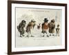 The Kindly Robin, Victorian Christmas Card-Castell Brothers-Framed Giclee Print